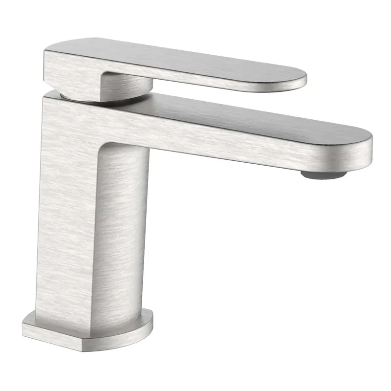 Miscelatore lavabo Zefir acciaio spazzolato Ø 25 mm Direct Beschikbaar