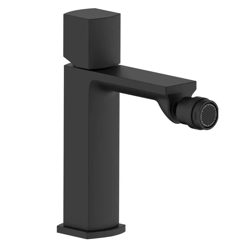 Miscelatore bidet serie Domus Ø 25 mm nero opaco Hoge Kwaliteit