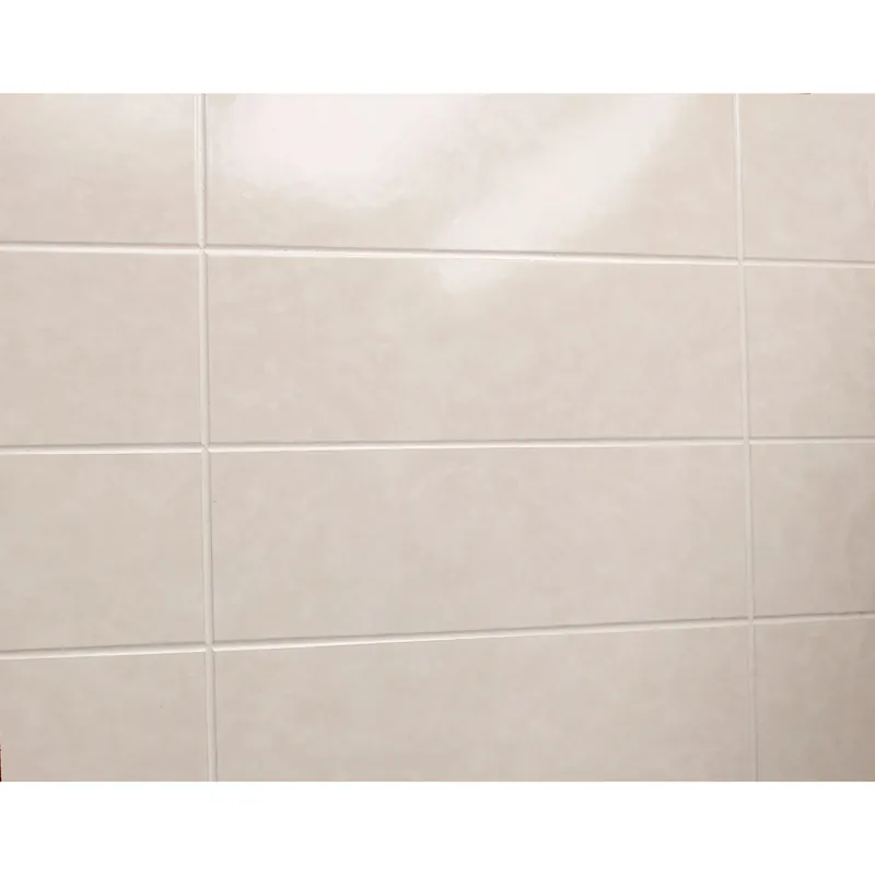 Schienale piastrellato per cucina avorio 244 cm x 61 cm Beperkt Aanbod