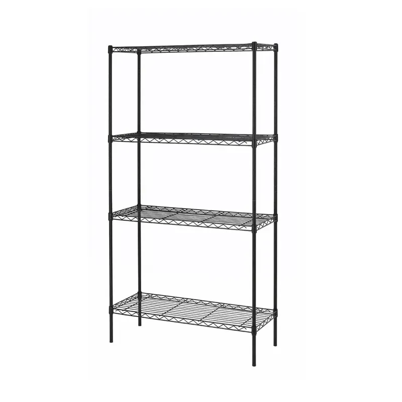 Koopje Scaffale filo acciaio 4 ripiani 35,2x90,7x137,2 cm 110 kg/ripiano