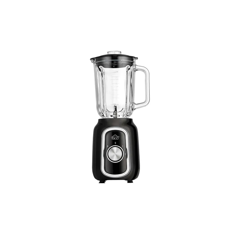 Frullatore con bicchiere in vetro 4 lame nero 500W 1,5 l Lage Prijs