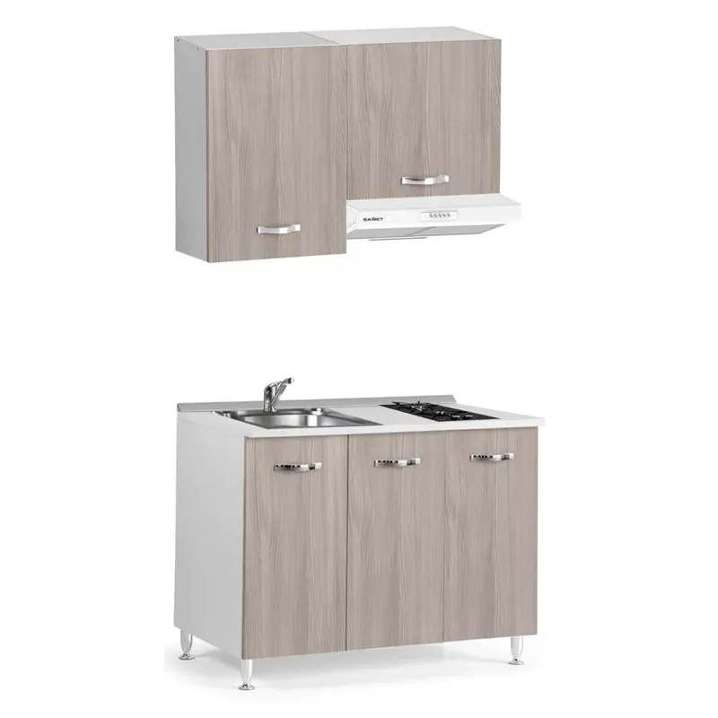 Bestseller Cucina monoblocco Zagabria 120 cm olmo