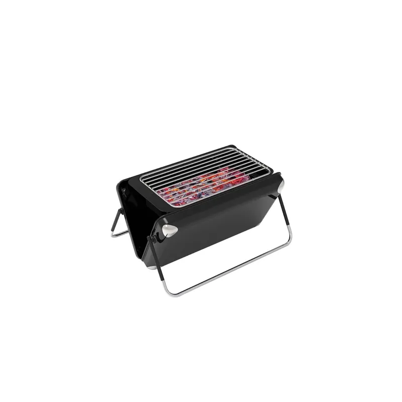 Barbecue portatile da tavolo 3 in 1 1800 W in acciaio nero Gecertificeerd