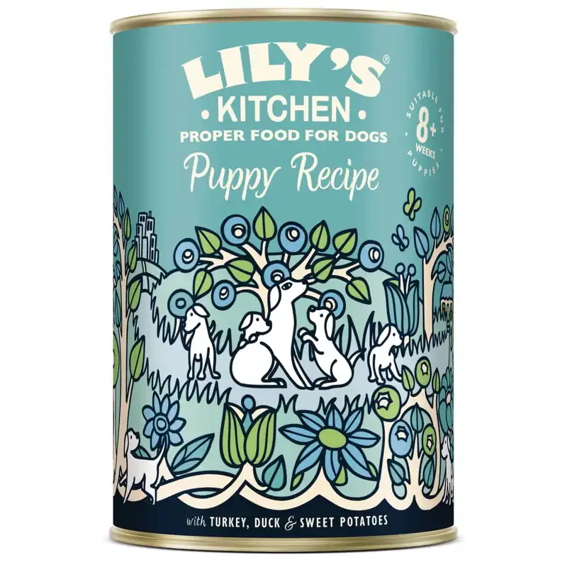 Cibo umido Lily`s Kitchen Puppy Recipe per cuccioli 400 g Beperkt Aanbod