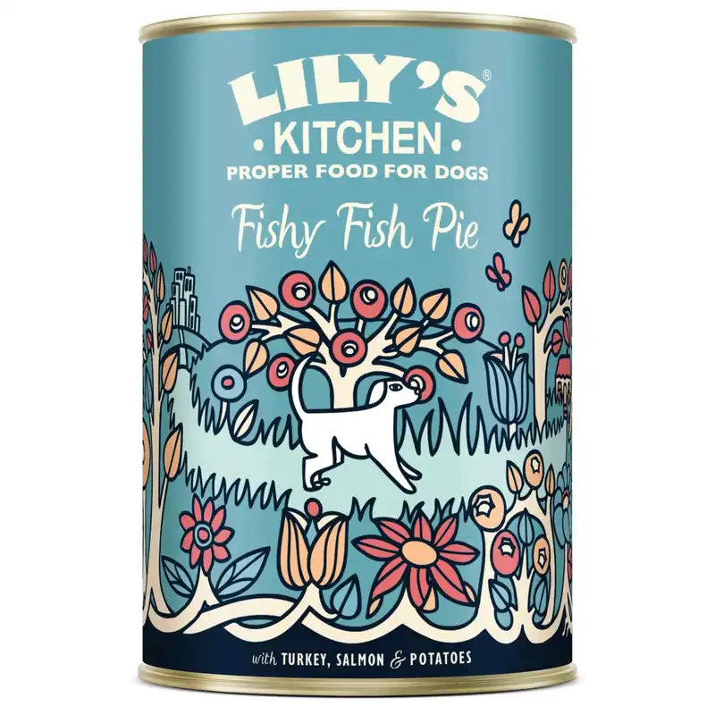 Merkproduct Cibo umido Lily`s Kitchen Fishy Fish Pie per cani adulti 400 g