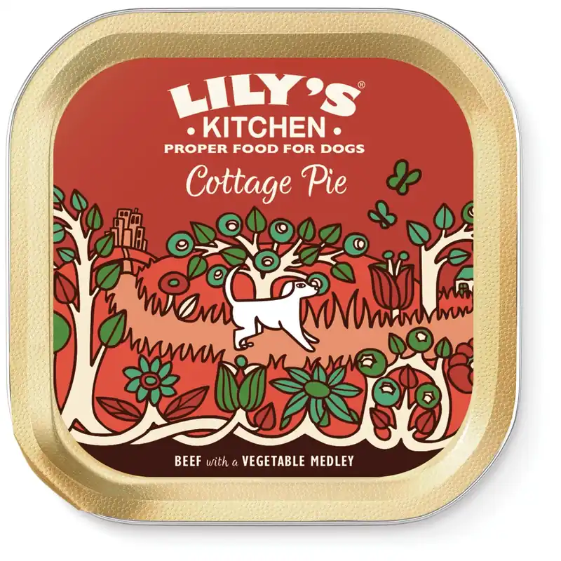 Cibo umido Lily`s Kitchen Cottage Pie per cani adulti 150 g Laatste Kans