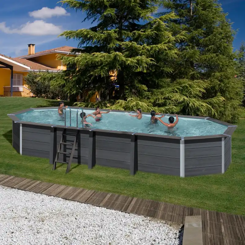 Gre piscina in composite ovale 804 cm x 386 cm x 124 cm Beste Prijs