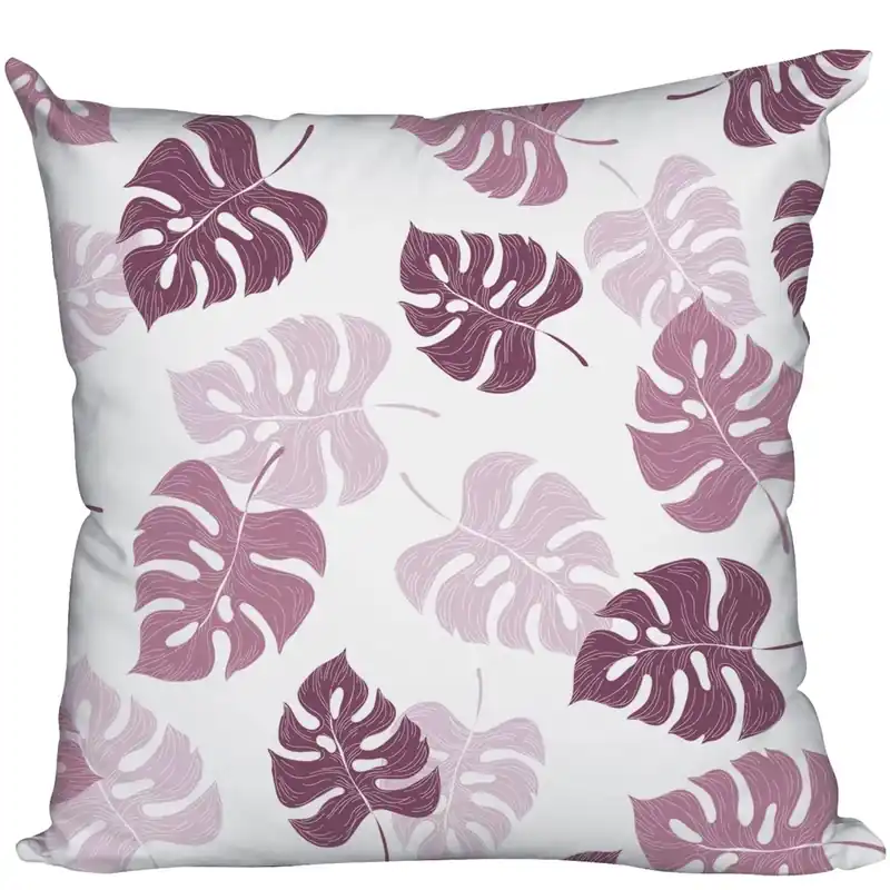 Beperkt Aanbod Cuscino arredo Foglia rosa 40x40 cm
