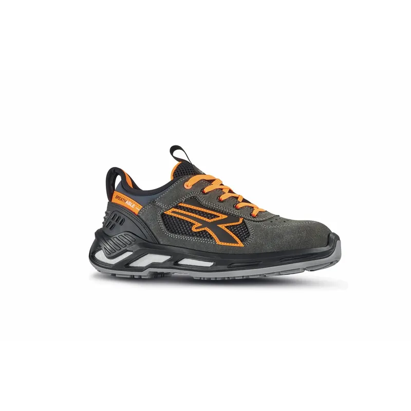Scarpa antinfortunistica bassa Ryder WOW grigio-arancio tg 37 Direct Verzonden
