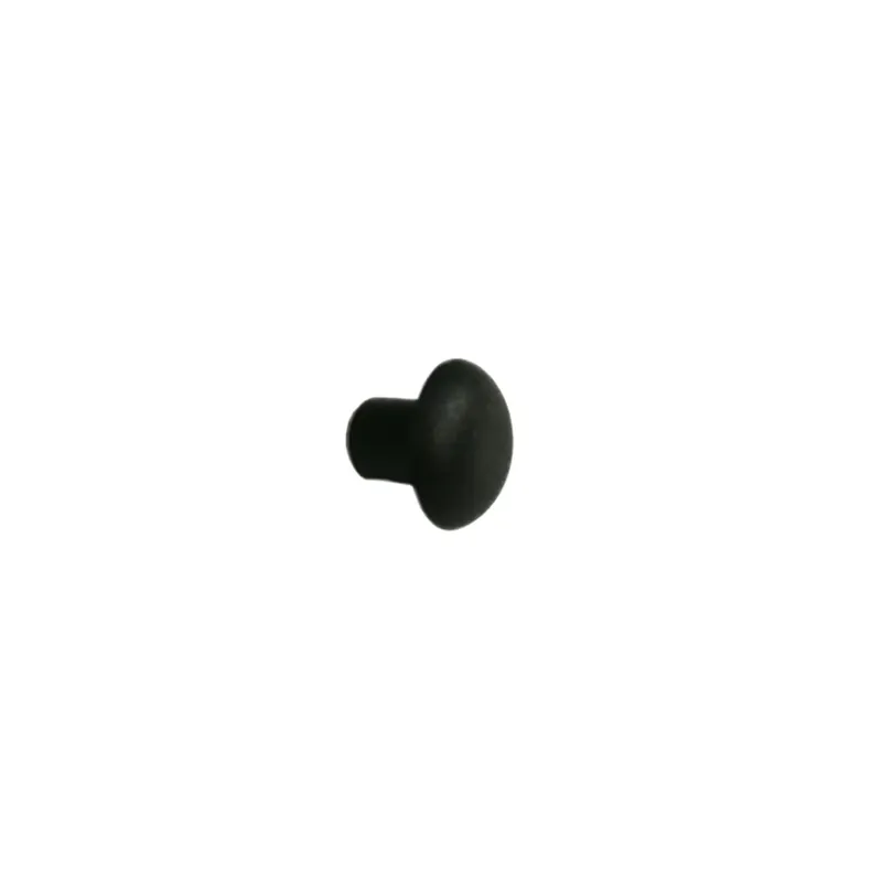 Veilige Betaling Paracolpi testa bombata Ø 12 mm e gambo Ø 6 mm nero confezione da 8