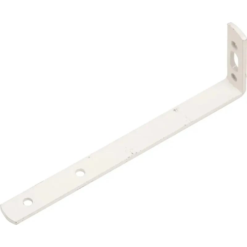 Express Levering Staffa angolare per tenda acciaio verniciato a polvere 120x55x17 mm bianco