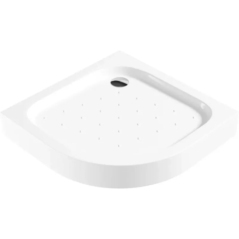 Hete Deal Piatto doccia semicircolare Idrostile Punk coperchio 90x90 cm bianco