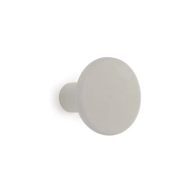 Koop Online Gancio in poliresina rotondo colore grigio diametro 8 cm