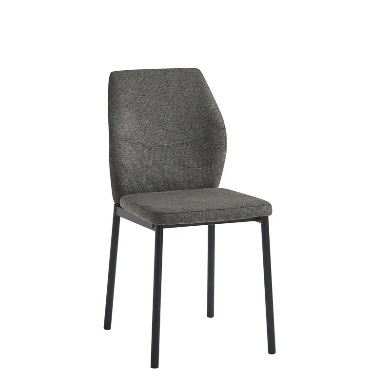 Tijdelijk Beschikbaar Sedia in tessuto Anya 56x42x88,5 cm grigio scuro