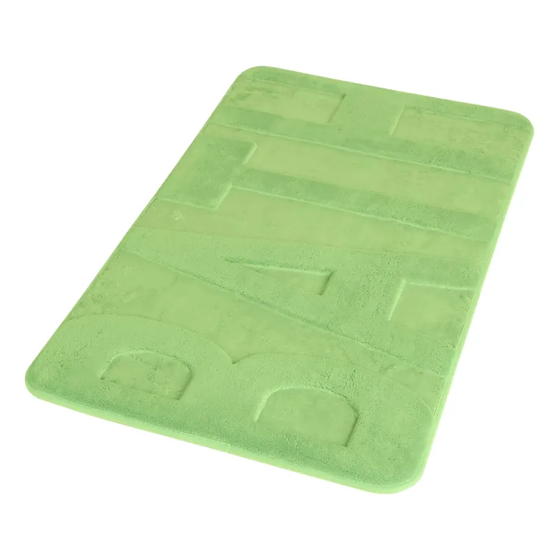 Tappeto bagno memory 45x75 cm verde Hete Deal