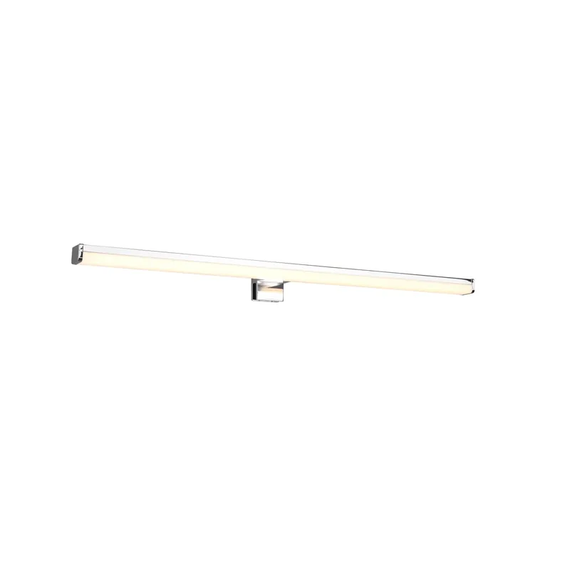 Laatste Versie Applique da parete LED Trio Lino cromo 60x6 cm IP44 11,5W 1200lm