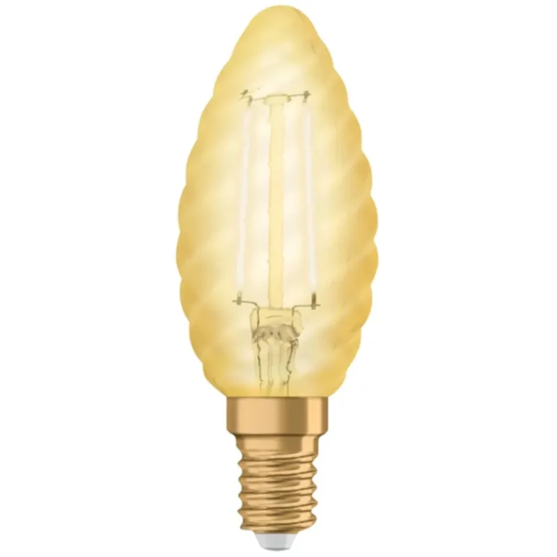 Beperkte Voorraad Lampadina LED a candela elicoidale Osram E14 Oro Bianco caldo 22 W 200 lm