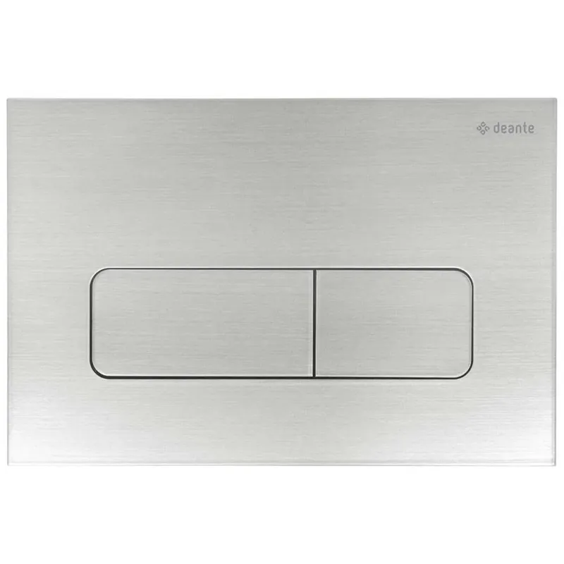 Fabrieksprijs Placca di comando doppio scarico Idrostile slim 165x247 mm acciaio spazzolato