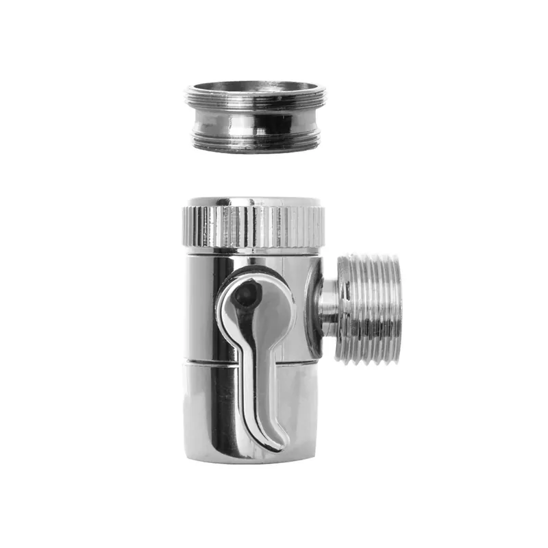 Rubinetto con aeratore e deviatore 22/1 femmina 24/1 maschio cromo Alleen Vandaag
