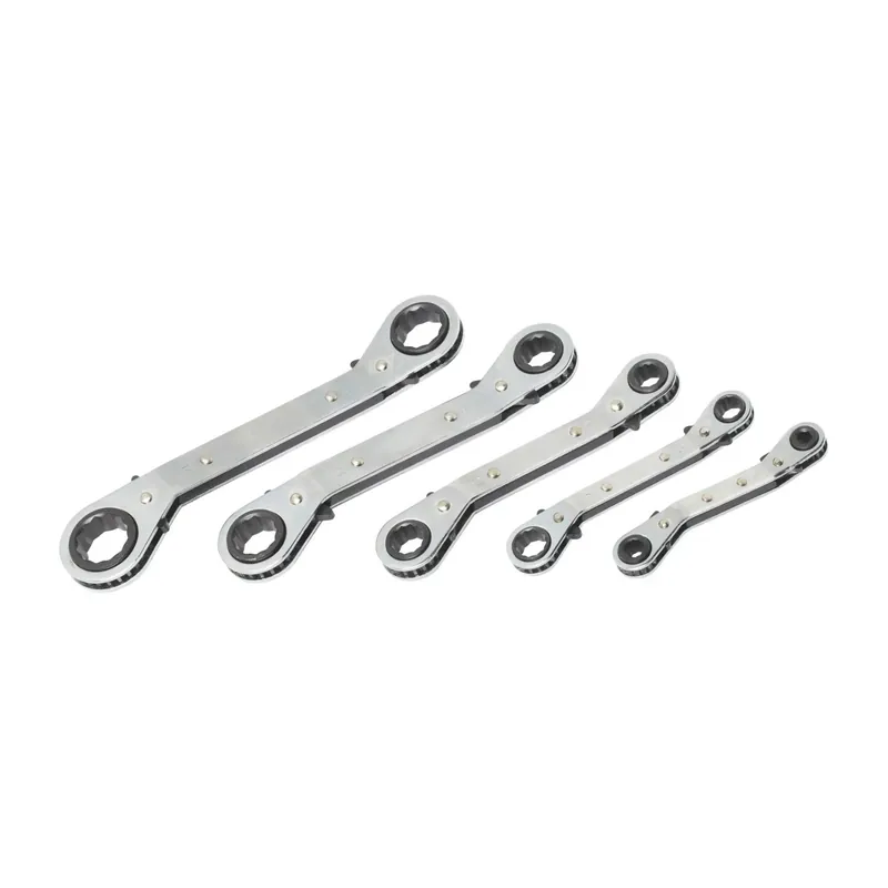 Chiavi poligonali a cricchetto LUX-TOOLS Classic set 5 pz Populair