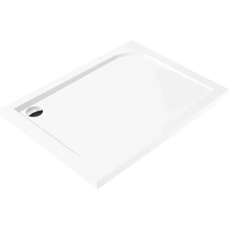 Korting Piatto doccia acrilico rettangolare Idrostile 100x80 cm bianco