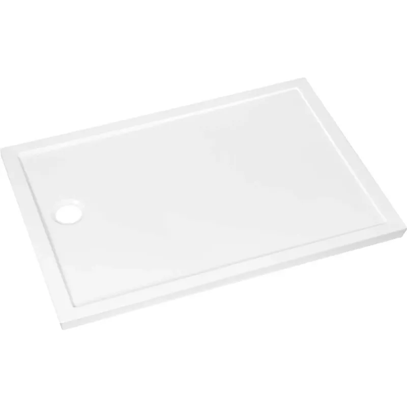 Piatto doccia acrilico rettangolare Idrostile Praim 120x80 cm bianco Hoge Kwaliteit