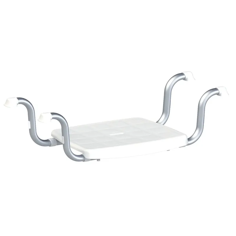 Express Levering Sedile vasca con supporti laterali 20x30x37 cm bianco