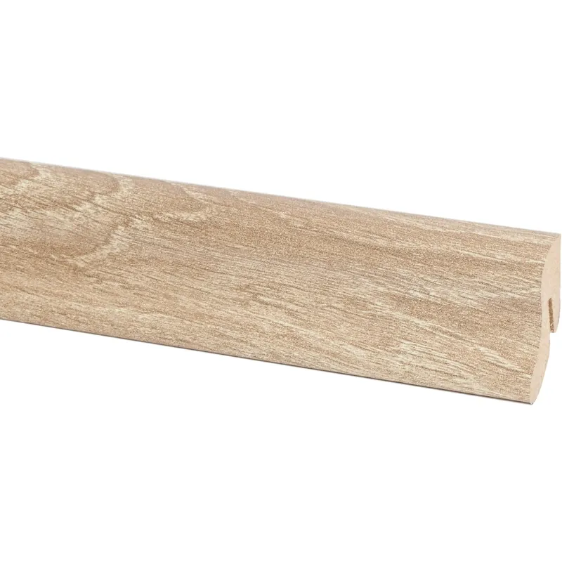 Battiscopa in legno rovere chiaro H 4 cm Express Levering