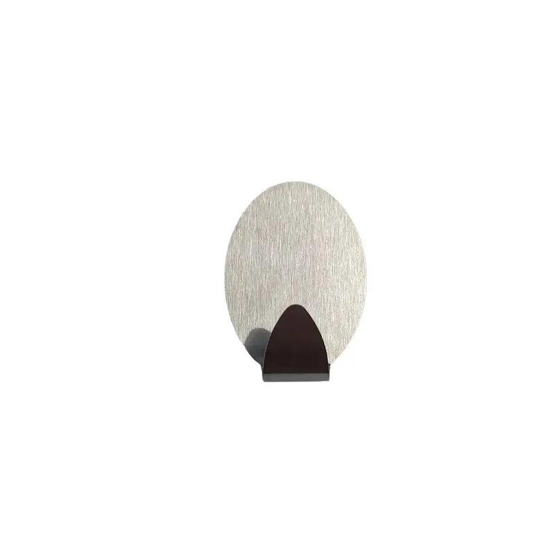 Dagaanbieding Ganci adesivi in acciaio forma ovale 3,4 x 4,9 x 2 cm 2 pezzi