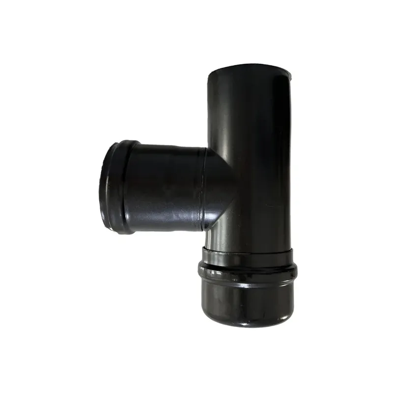 Raccordo tubo stufa a pellet T 90° MFM Ø 100 mm SP 1,2 mm con guarnizione Direct Beschikbaar