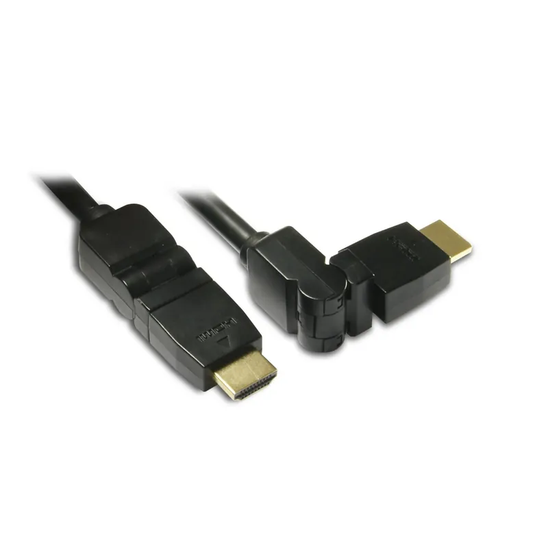 Must-Have Cavo HDMI high speed connettori rotanti 1,5 m nero