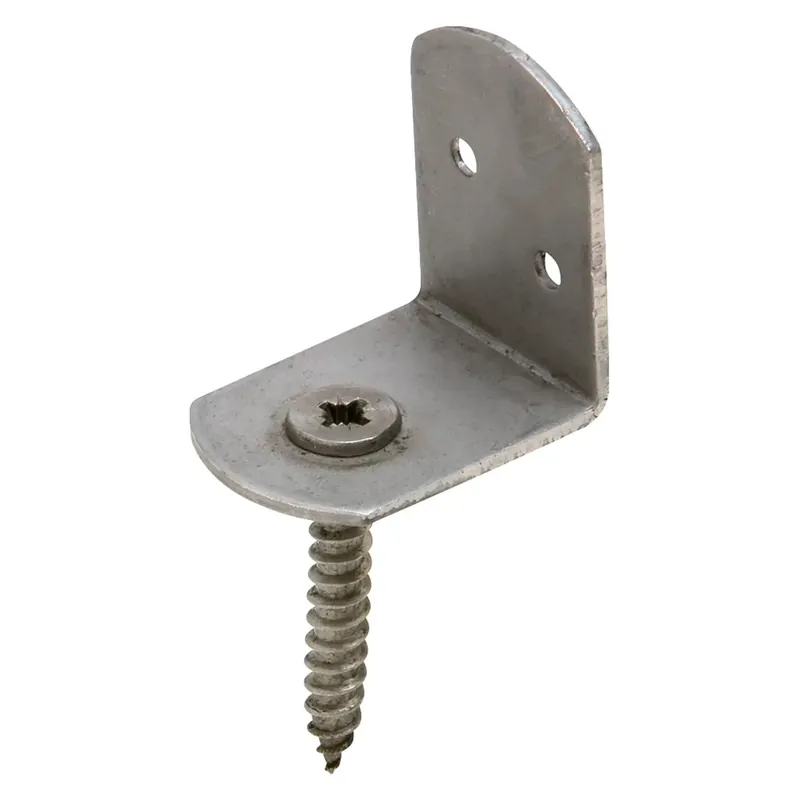 Staffa per recinzione in canniccio acciaio inox 38x38x30 mm Lage Prijs