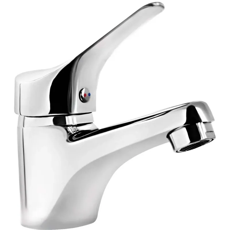 Exclusieve Aanbieding Miscelatore lavabo Camagüey con spina automatica cromo
