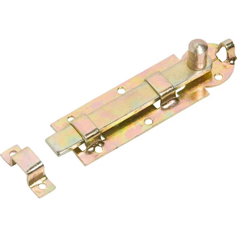 Chiavistello per finestra con manopola zincato 80x30 mm giallo Populair