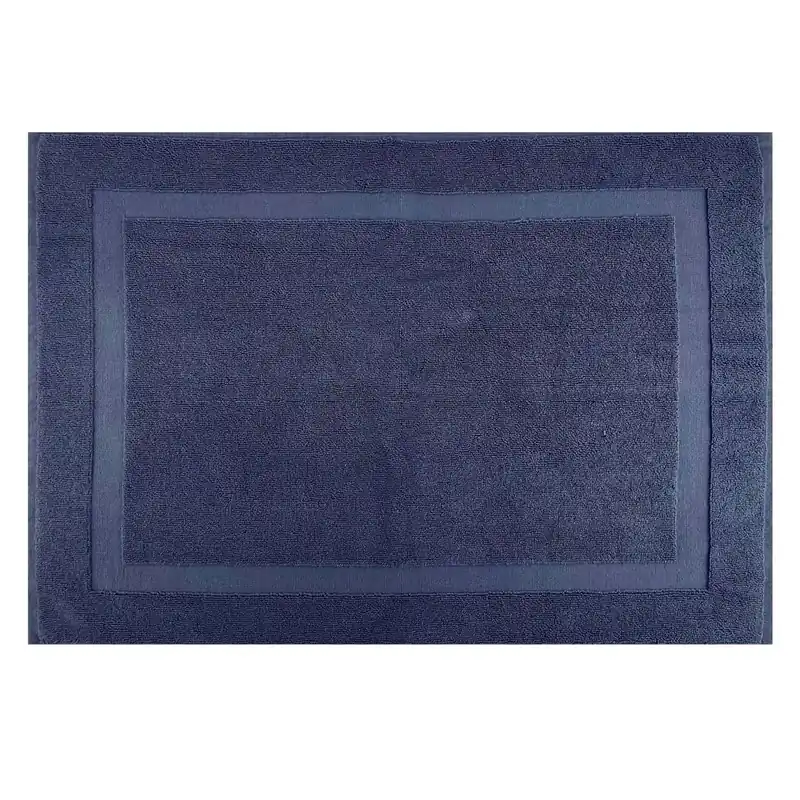 Tappeto fuori doccia in spugna dark denim 50x70 blu scuro Voordeelprijs