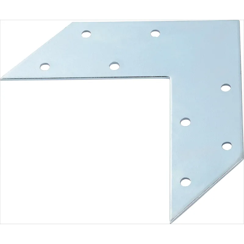 Beste Prijs Staffa angolare acciaio zincato 120x120x35 mm argento