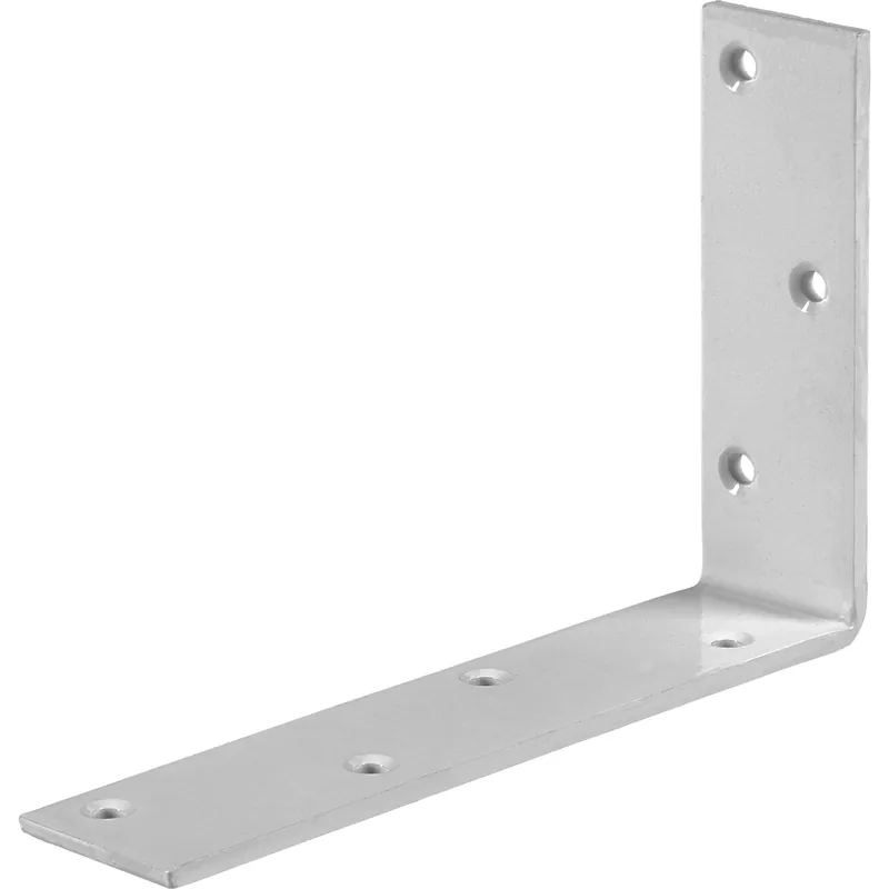 Direct Verzonden Staffa angolare acciaio verniciato a polvere 180x120x40 mm bianco