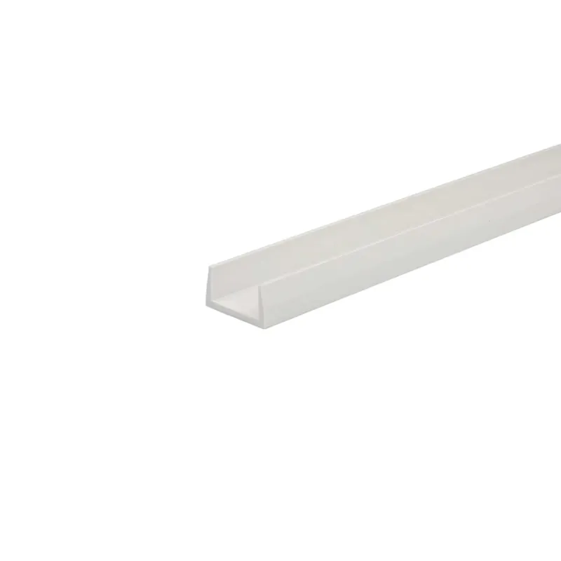 Koopje Profilo a U 1 m 10x6 mm in pvc bianco