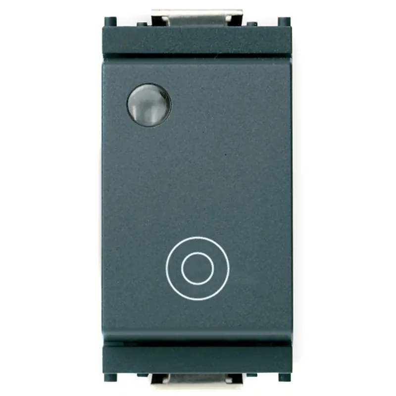 Alleen Vandaag Vimar Idea pulsante 1P NO 10A 250 V luminoso generico colore grigio