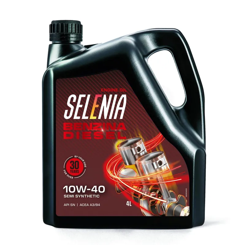 Actieprijs Olio Motore Selenia Benzina e Diesel 10W-40 da 4 l
