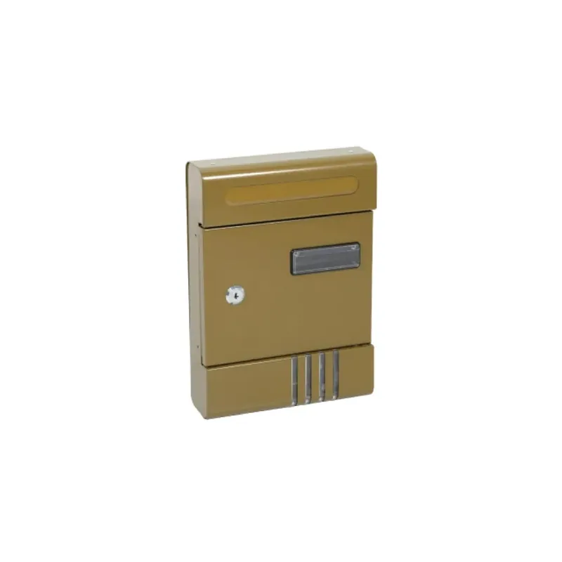 Cassetta postale in lamiera Cubby 200x300x60 mm bronzo Weekendaanbieding
