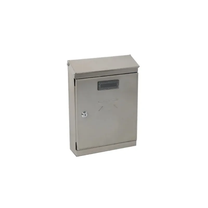 Merkproduct Cassetta postale in acciaio Inox 220x320x80 mm grigio