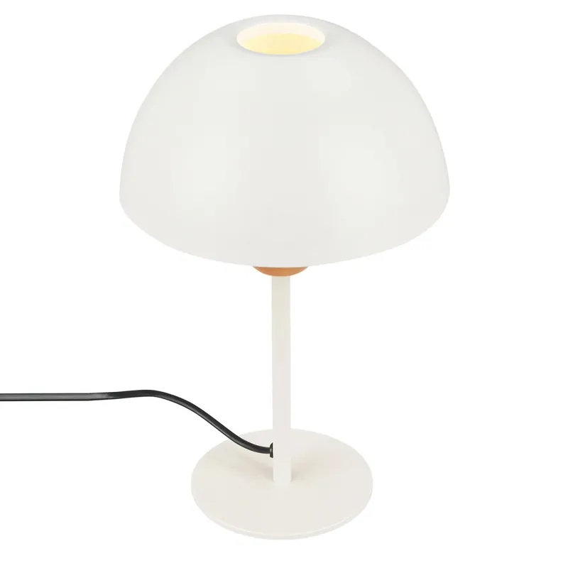 Lampada da tavolo Brilo E14 Attacco Ø 18,8x8,2 cm Grigio caldo-Caffè Betaalbaar