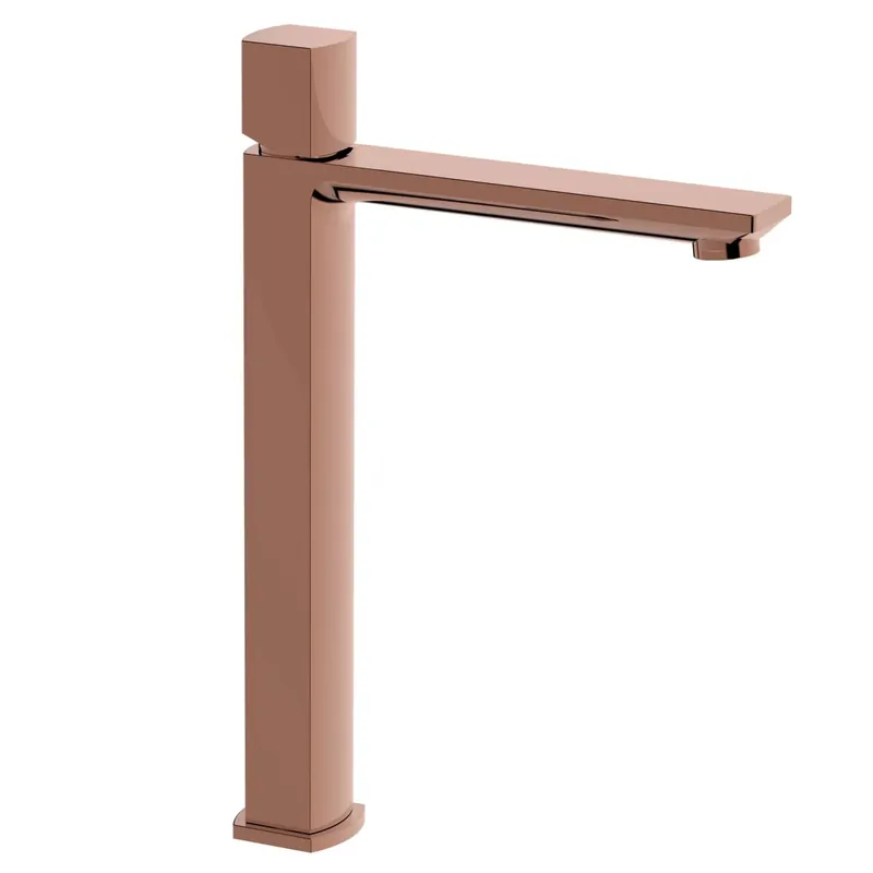 Miscelatore lavabo alto Coral rame lucido Ø 25 mm Koop Online