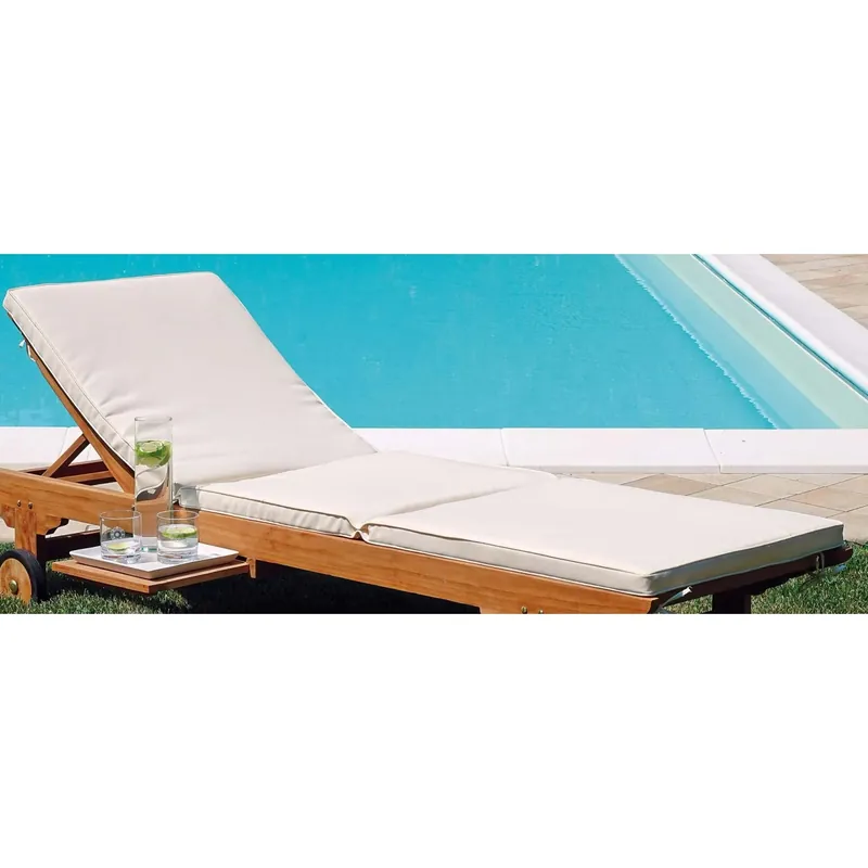 Exclusieve Aanbieding Cuscino per lettino sfoderabile ecrù 60x200x5 cm