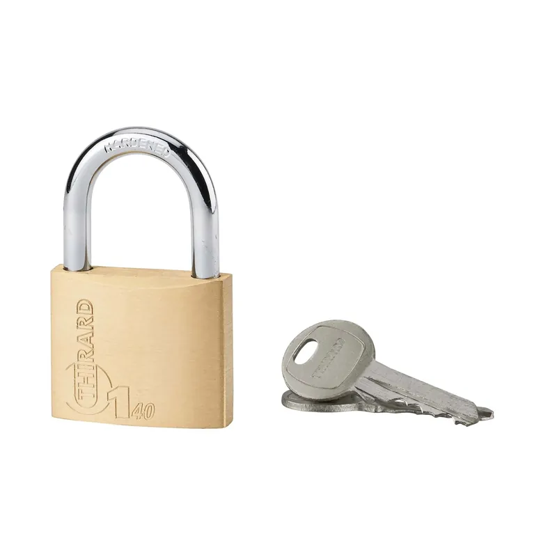 Superprijs Lucchetto a cilindro ottone arco acciaio 40 mm 2 chiavi