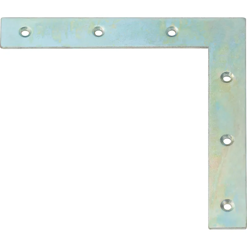Staffa angolare piatta acciaio zincato 120x120x18 mm Koop Vandaag
