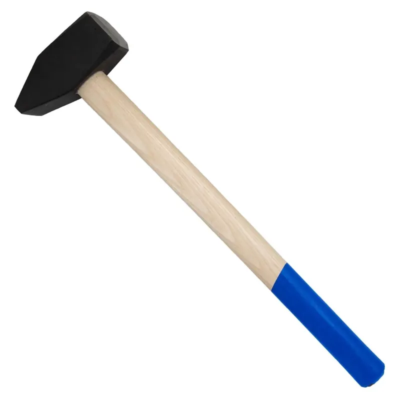 Gratis Retour Mazza da edilizia con testa in acciaio e manico legno 3 Kg