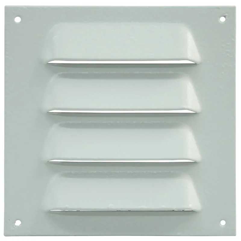 Griglia per mobili angolare 70 x 70 mm Metallo Bianco Marley Korting