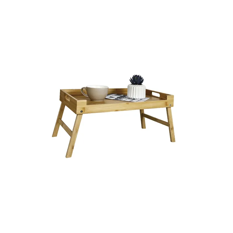 Tavolino pieghevole in bamboo 48x28xH23 cm Beperkt Aanbod